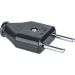 Вилка прямая &quot;плоская&quot; Navigator NCA-PL07-6A-X-BL  б/з черная